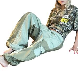 NWT Cider Retro Funky Streetwear Parachute Cargo Pants